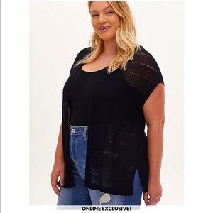 Torrid Pointelle Cardigan